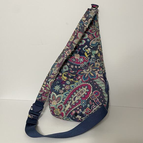 Vera Bradley X Disney Sling Backpack Bag Sensational Six Paisley Mickey Friends - Picture 13 of 16